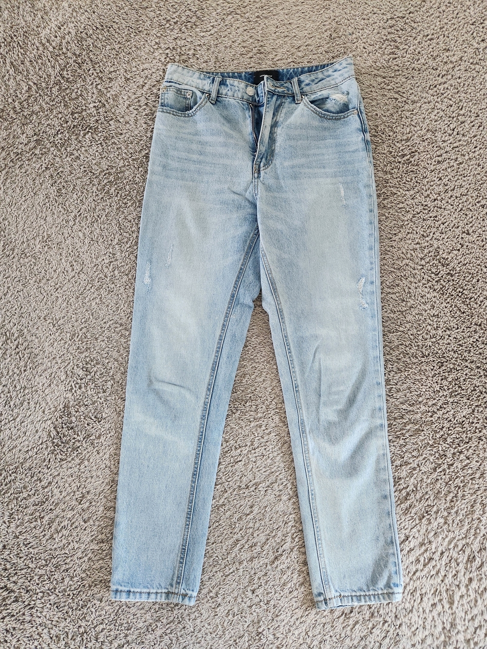 Light Blue Women’s High-Rise Straight Jeans